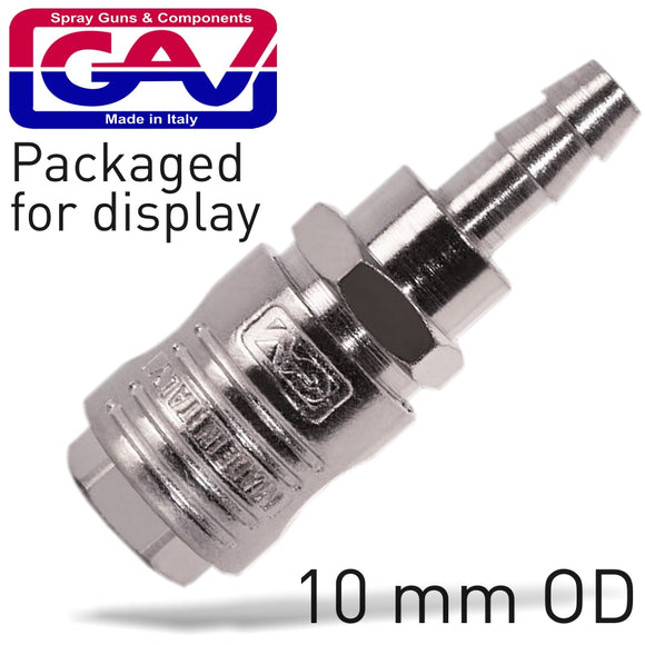 Image of a QUICK COUPLER 10MM HOSE PACKAGED EUROLINE