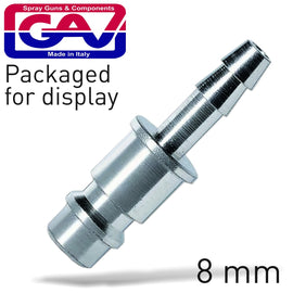Image of a CONNECTOR GERMAN 8MM HOSE 2 PACKAGED