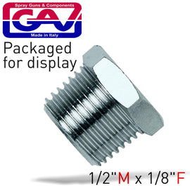 Image of a TAPER REDUCER BUSH 1/2 X 1/8 M/F PACKAGED
