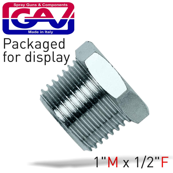 Image of a TAPER REDUCER BUSH 1 M X1/2 F PACKAGED