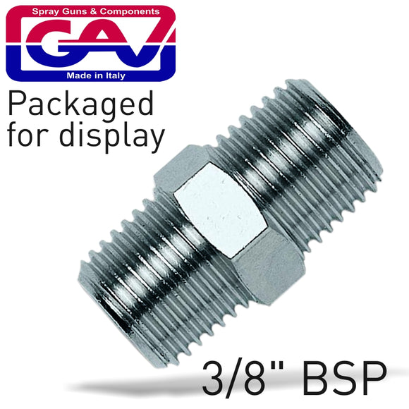 Image of a TAPER NIPPLE 3/8 X 3/8 M/M PACKAGED