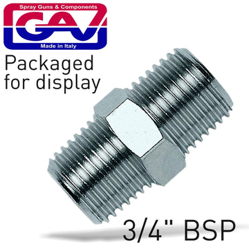 Image of a TAPER NIPPLE 3/4 X 3/4 MM PACKAGED