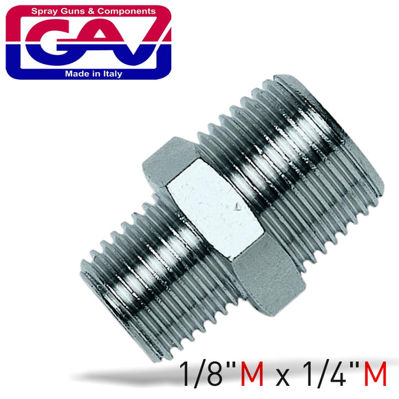 Image of a TAPER REDUCER NIPPLE 1/8 X 1/4 M/M