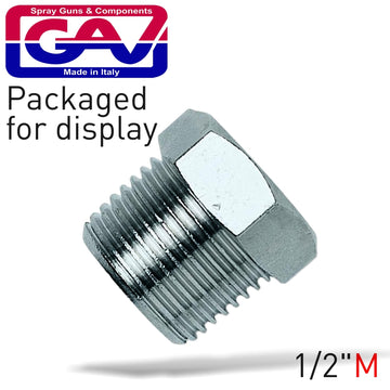 Image of a TAPER PLUG 1/2 PACKAGED