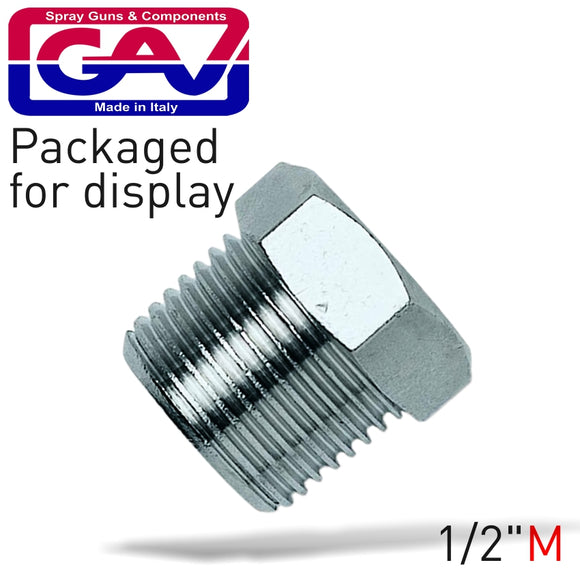 Image of a TAPER PLUG 1/2 PACKAGED