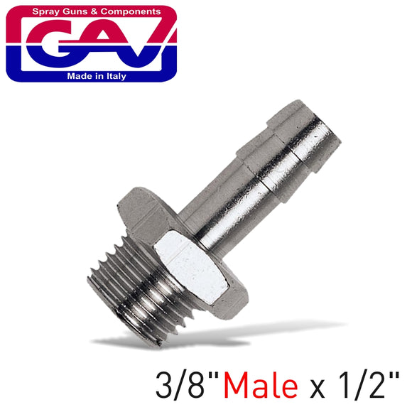 Image of a HOSE ADAPTOR 3/8'MALE X 1/2' HOSE