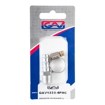 Image of a HOSE ADAPTOR 1/4'M X 8MM+HOSE CLA