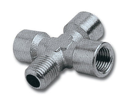 Image of a 4-WAY CONNECTOR 1/4'3F/1M PACKAGED