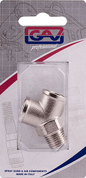 Image of a Y CONNECTOR 1/4'MFF GIO1071-2 PACKAGED