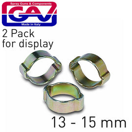 Image of a HOSE CLAMP CRIMP TYPE 13-15mm 2PACK