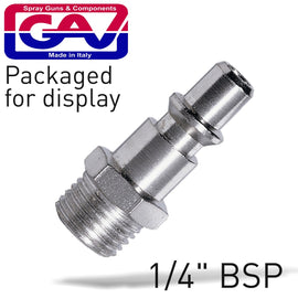 Image of a QUICK COUPLER INSERTS ARO 1/4'M 2 PACKAGED