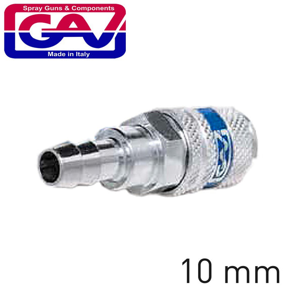 Image of a HARDENED STEEL QUICK COUPLER 10MM HOSE TAIL