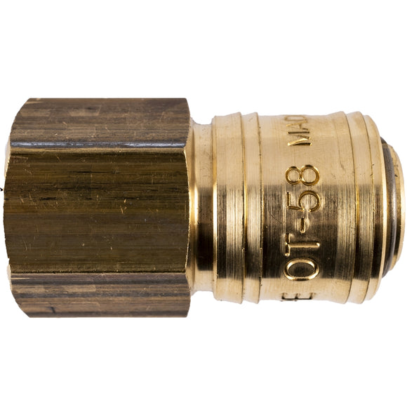 Image of a BRASS FEMALE QUICK COUPLER 1/2'F GERMAN