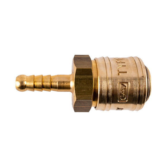 Image of a BRASS QUICK COUPLER 6MM HOSE GERMAN