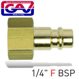 Image of a BRASS CONNECTOR 1/4'F GERMAN