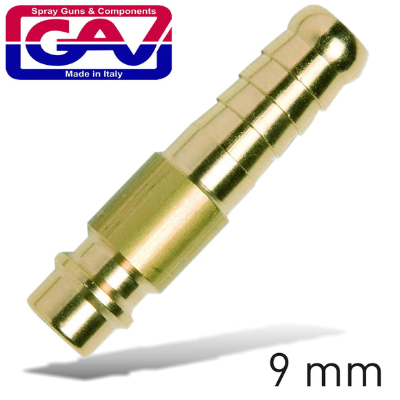 Image of a BRASS CONNECTOR 9MM HOSE GERMAN
