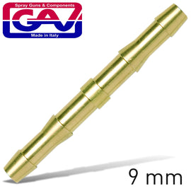 Image of a BRASS HOSE CONNECTOR 9MM X 9MM
