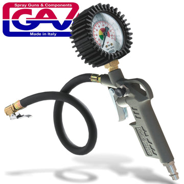 Image of a TYRE INFLATOR WITH GAUGE IN BLISTER