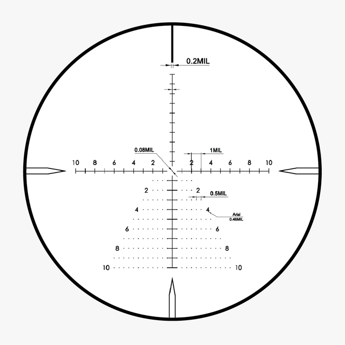 GENESIS Rifle Scope 3-21x50 FFP MRAD Hunter