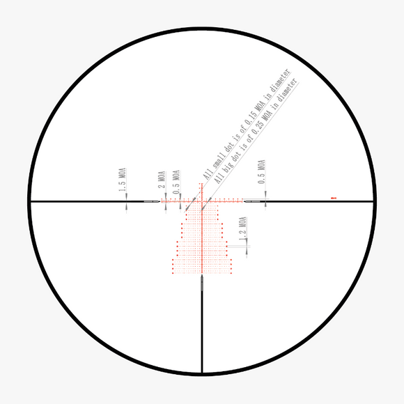 GENESIS Rifle Scope X 5-25x56 FFP MOA