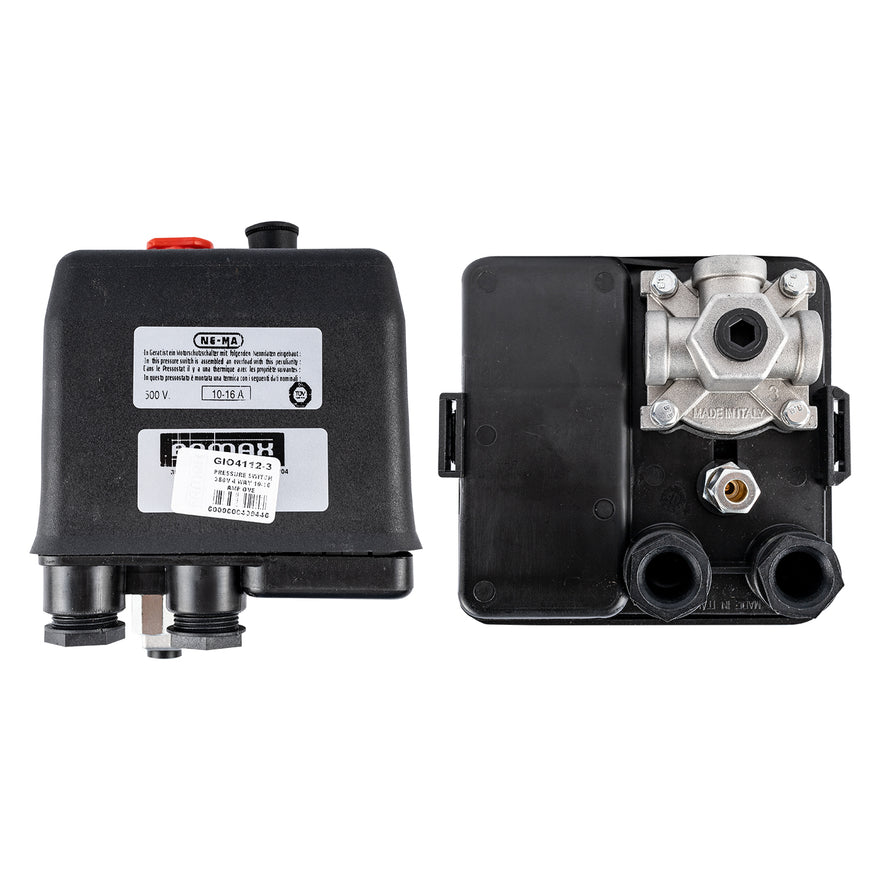 Image of a PRESSURE SWITCH 380V 4 WAY 10-16 AMP OVER LOAD