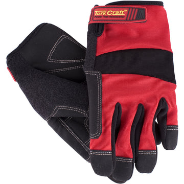 Image of a Tork Craft Work Glove Large-all Purpose Red With Touch Finger