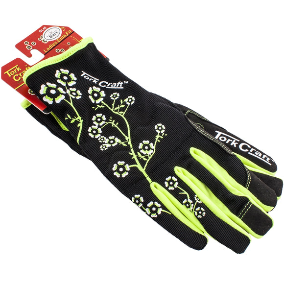 Image of a Tork Craft Garden Gloves Ladies Slim Fit X-small Black