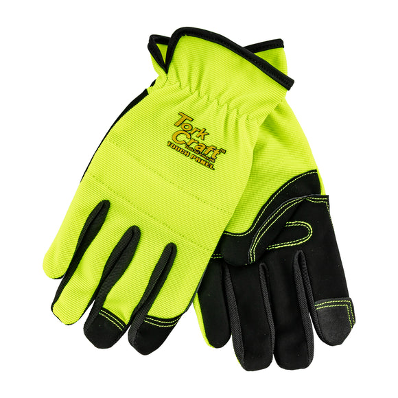 Image of a Tork Craft Glove Yellow Medium With Pu Palm Multi Purpose