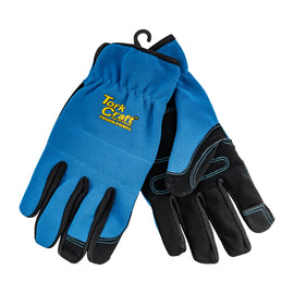 Image of a Tork Craft Glove Blue Medium With Pu Palm Multi Purpose