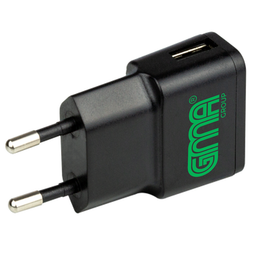 GMA Charger USB 1A Black