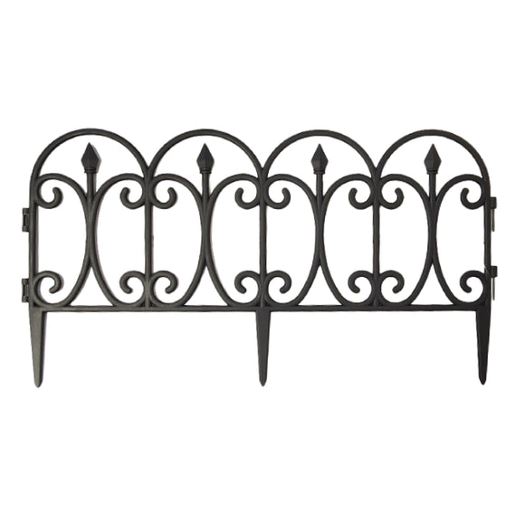 image of GRO Plastic Garden Fence Curve
