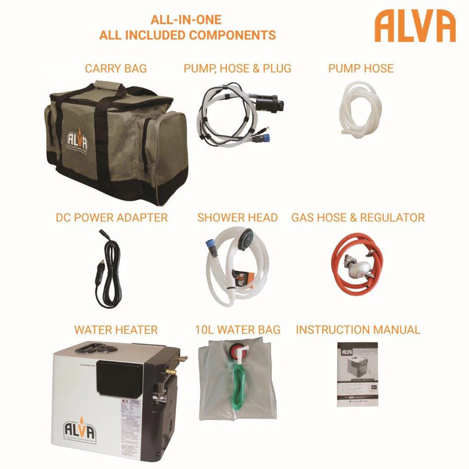 Alva Mini Portable Gas Water Heater