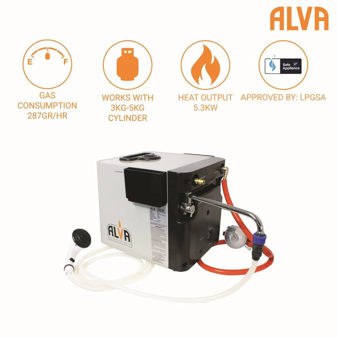 Alva Mini Portable Gas Water Heater