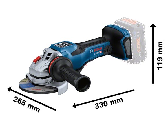 Bosch Cordless Small Angle Grinder GWS 18V-15 PSC Solo excl Battery & Charger