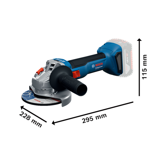 Bosch Cordless Small Angle Grinder GWS 18V-8 Solo excl Battery & Charger