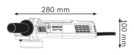 Bosch Small Angle Grinder GWS 9-115