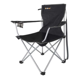 image of OZtrail Hamilton Chair Black 100kg