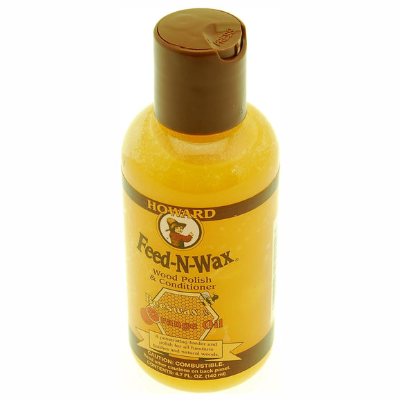Image of a HOWARD FEED-N-WAX WOOD POLISH & CONDITIONER 139 ML
