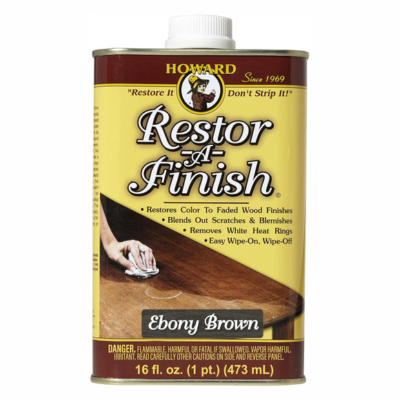 Image of a HOWARD RESTOR-A-FINISH EBONY BROWN 237 ML