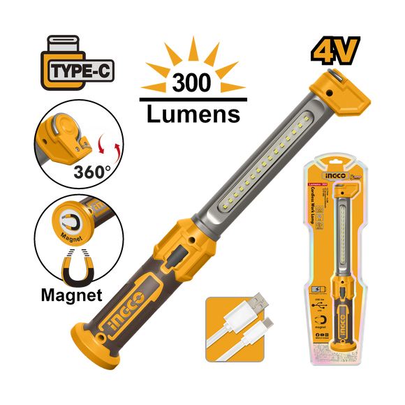 Ingco Worklamp 300 Lumens 3.5W