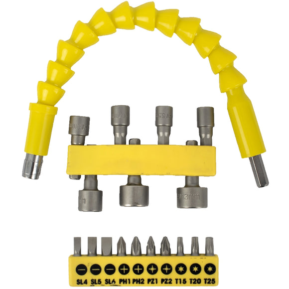 Image of a Tork Craft 18 Piece Flexible Shaft & Nutsetter Set