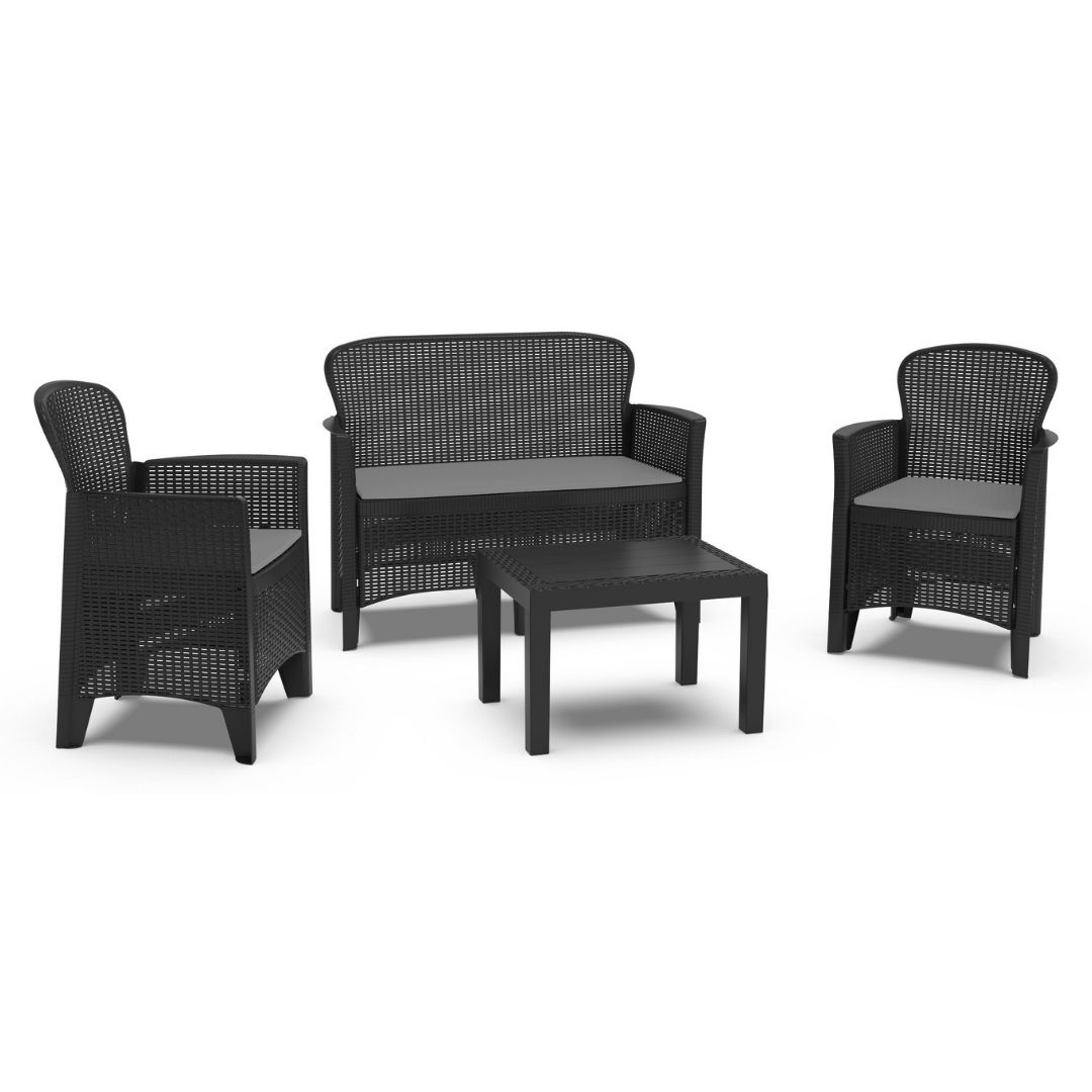 Image of a ECONOFURN Jungle 4 Piece Patio Set 1