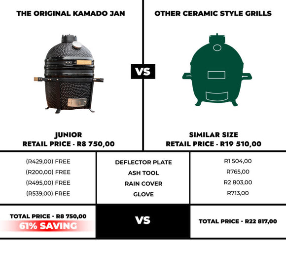 Image of a KAMADO JAN JNR BLACK 15" 2