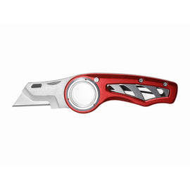 Image of a Tork Craft Knife Utility Stainless Steel Blades Foldable With Belt Clip