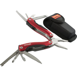 Image of a Tork Craft Multitool Red With Nylon Pouch In Blister