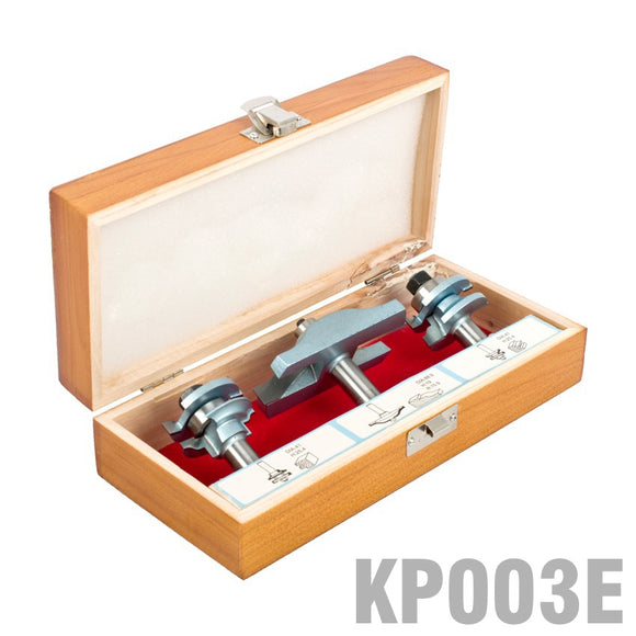 Image of a CABINET DOOR SET 3PC OGEE STILE 1/2' SHANK WOODEN BOX