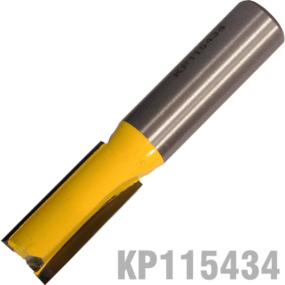 Image of a STRAIGHT BIT 1/2'(12.7MM) X 1 1/4'(31.8MM) CUT 2 FLUTE WITH BOTTOM CUT