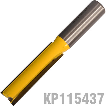 Image of a STRAIGHT BIT 1/2'(12.7MM) X 2'(50.8MM) CUT 2 FLUTE WITH BOTTOM CUT 1/2