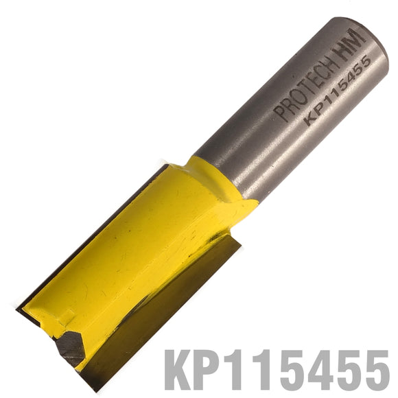 Image of a STRAIGHT BIT 5/8'(15.9MM) X 1 1/4'(31.8MM) CUT 2 FLUTE WITH BOTTOM CUT