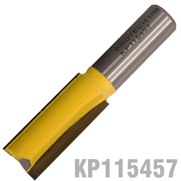 Image of a STRAIGHT BIT 5/8'(15.9MM) X 1 1/2'(38.1MM) CUT 2 FLUTE WITH BOTTOM CUT